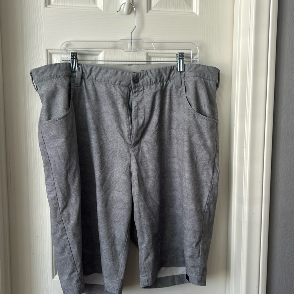Men’s gray Adidas, lightweight men shorts